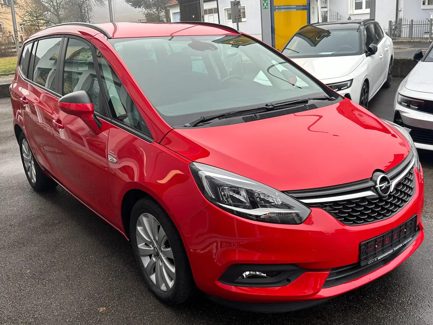 Opel Zafira ON 7-Sitzer Rückfkam SHZ LHZ Fahrradträger Rosso - 1