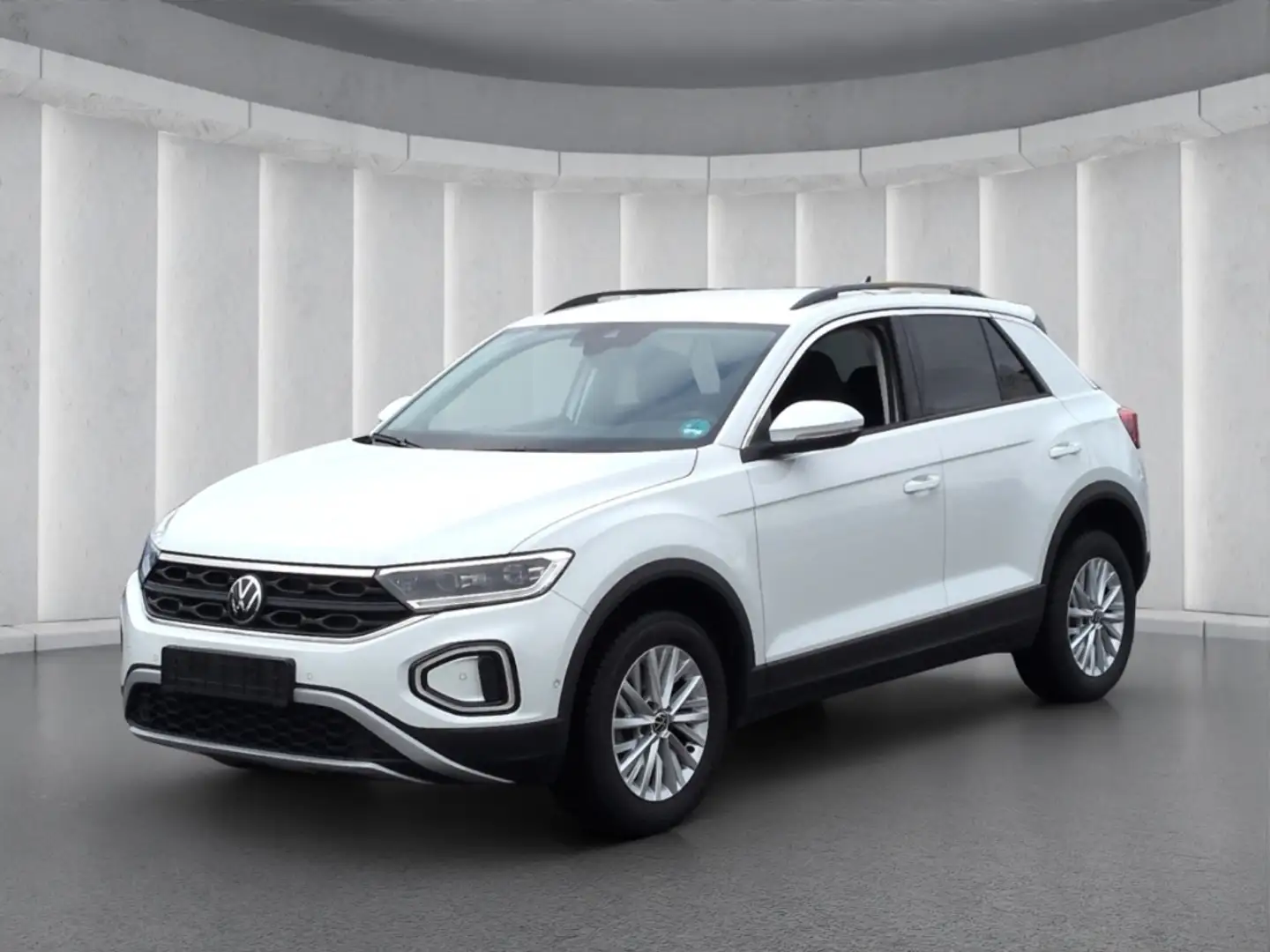 Volkswagen T-Roc Life 1.0TSI*LED+ Navi digCockp VKZ-Erk SHZ Weiß - 2