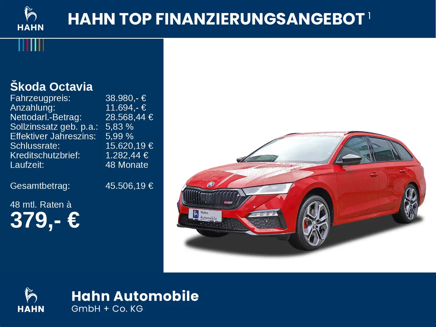 Skoda Octavia Combi RS 2,0TSI 245PS DSG AHK Navi Pano Rot - 2