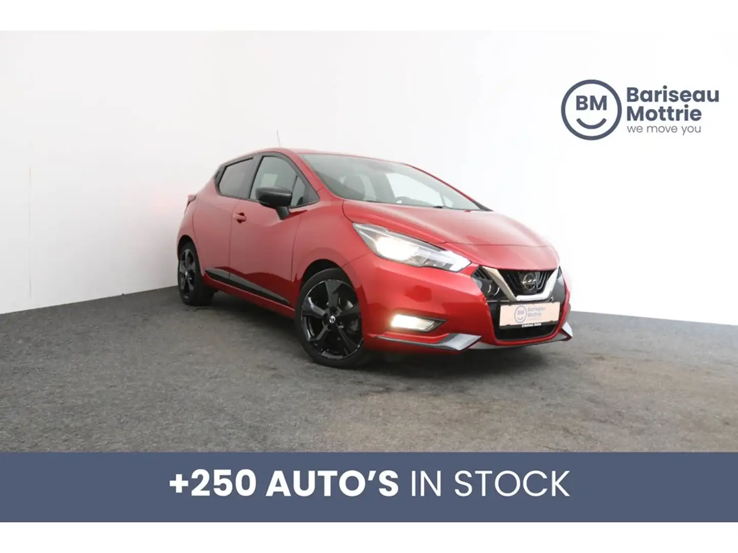 Nissan Micra N-SPORT *ALCANTARA*DAB*GPS*CAMERA*SENSOREN ACHTER* Rood - 1
