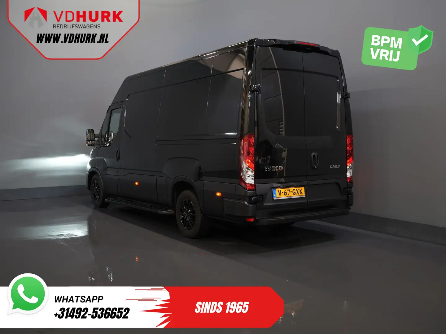 Iveco Daily 35S18 3.0 180 pk Aut. L2H2 BPM VRIJ 3.5t Trekverm. Noir - 2
