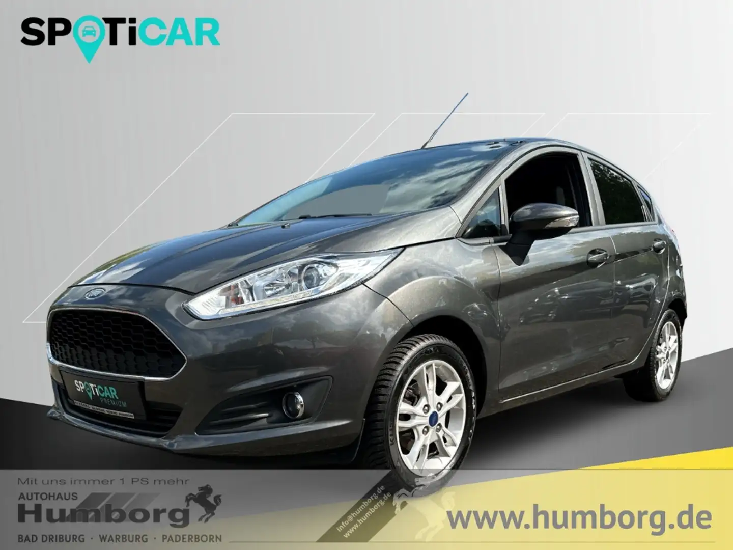 Ford Fiesta 1.0 Celebration SHZ Notbremsass. Berganfahrass. Ko Gris - 1