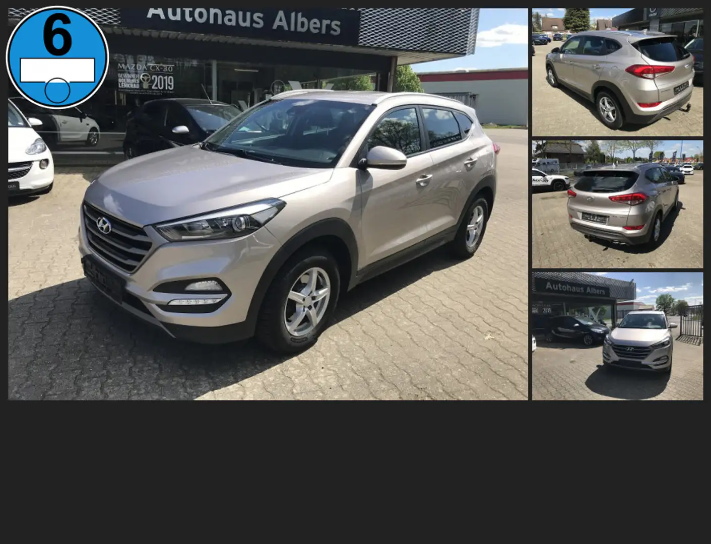 Hyundai TUCSON Intro Edition, NAVI, AHK, R.Kamera, Srebrny - 1