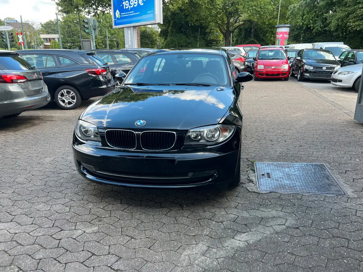 BMW 116 i Klima-E Fenster-1.Hand-4 Türig-ABS-ASR Schwarz - 2