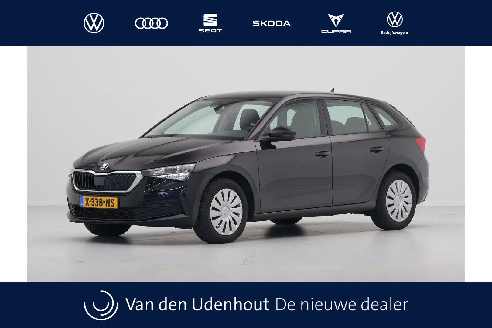Skoda Scala 1.0 TSI 95pk Active Navi via app Cruise Dab Lane + Zwart - 1