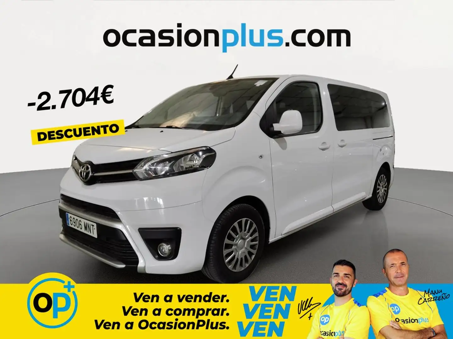 Toyota Proace Shuttle L1 2.0D 8pl. Portón VX Plus 145 Blanco - 1
