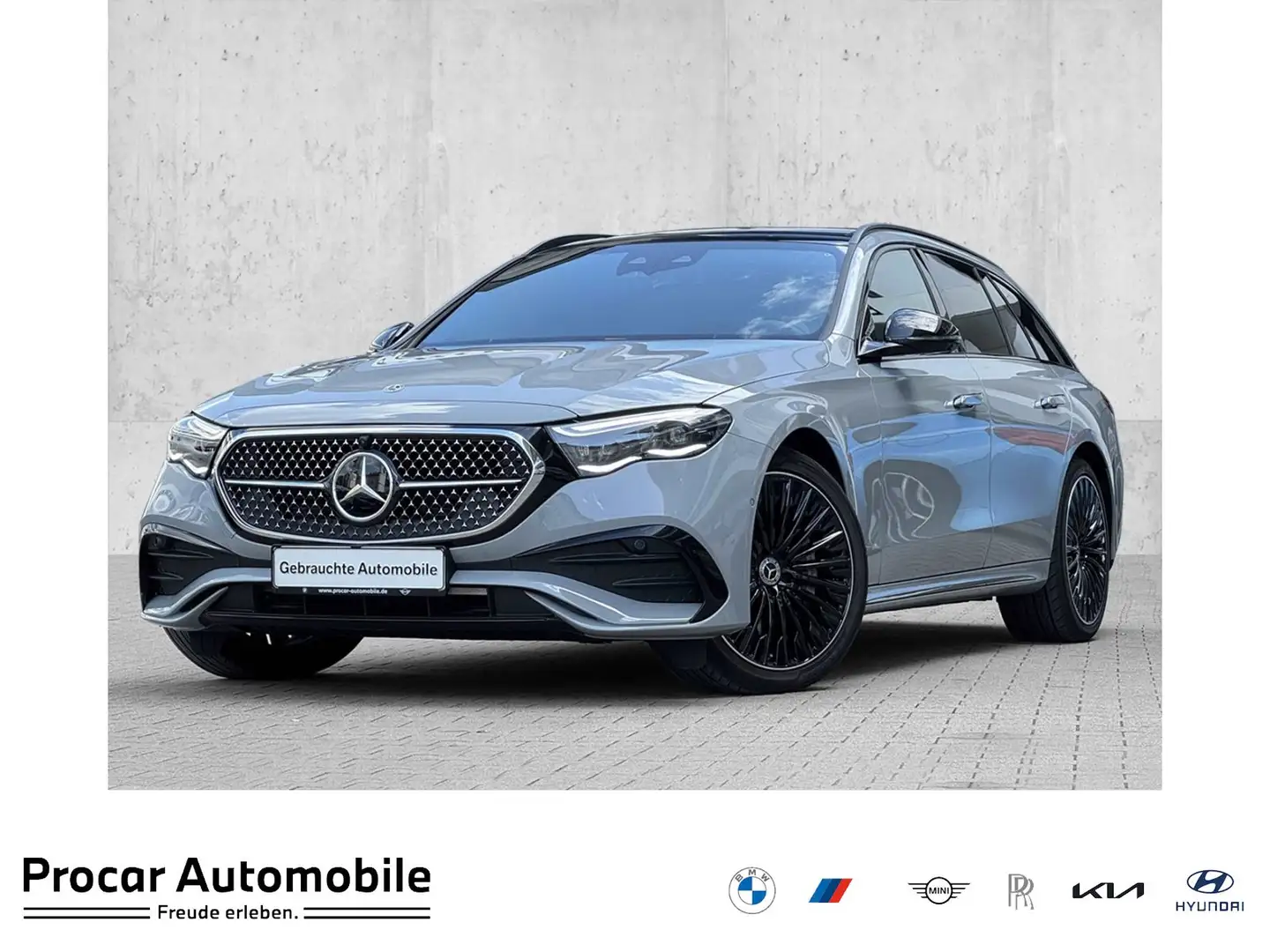 Mercedes-Benz E 450 d T 4Matic AIRMATIC AMG HuD ACC Burmester Szary - 1
