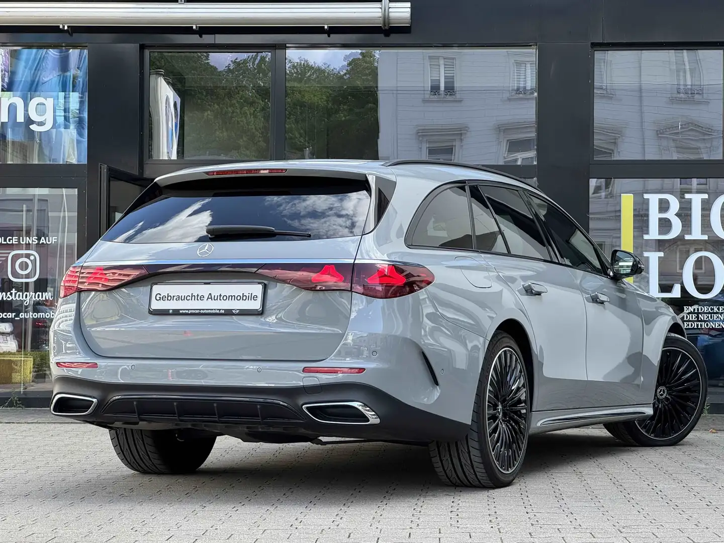 Mercedes-Benz E 450 d T 4Matic AIRMATIC AMG HuD ACC Burmester Szary - 2