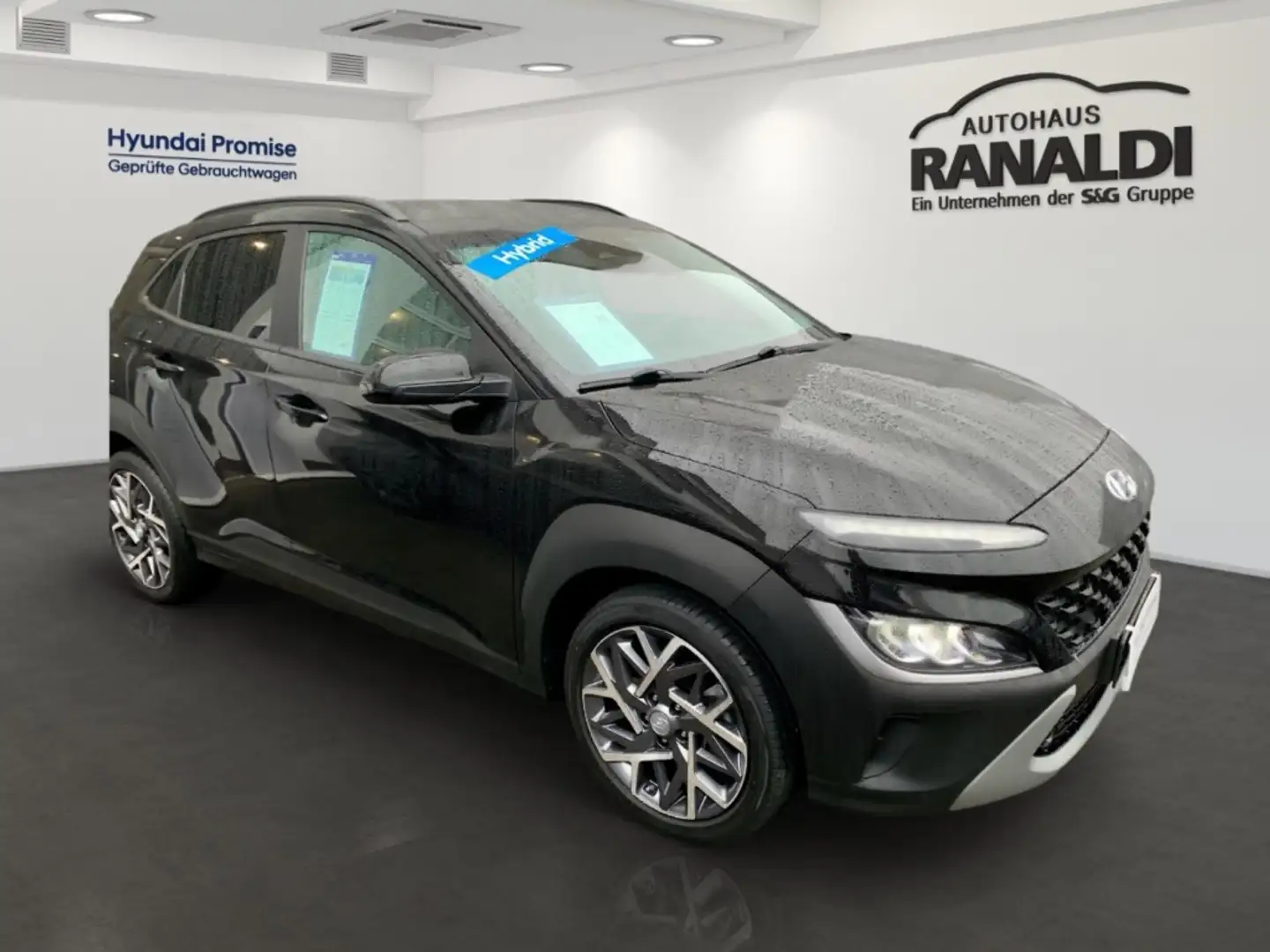 Hyundai KONA Edition 30+ Hybrid 2WD++ 1.Hand!++Scheckheft!++ Schwarz - 2