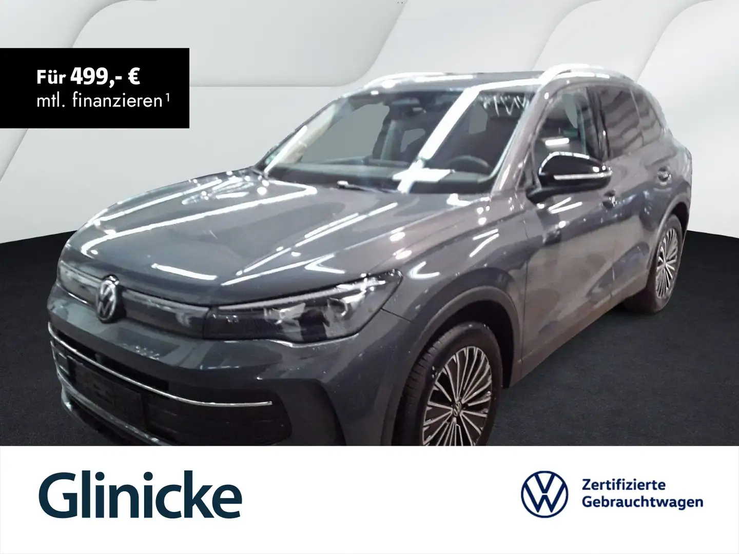Volkswagen Tiguan 1.5 eTSI DSG Goal Navi AHK LED ACC Sitzh. Grau - 1