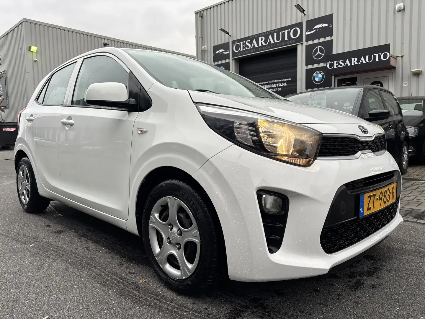 Kia Picanto 1.0 MPi ComfortLine 5 DEURS / 108 DKM / BTW AUTO Blanc - 1
