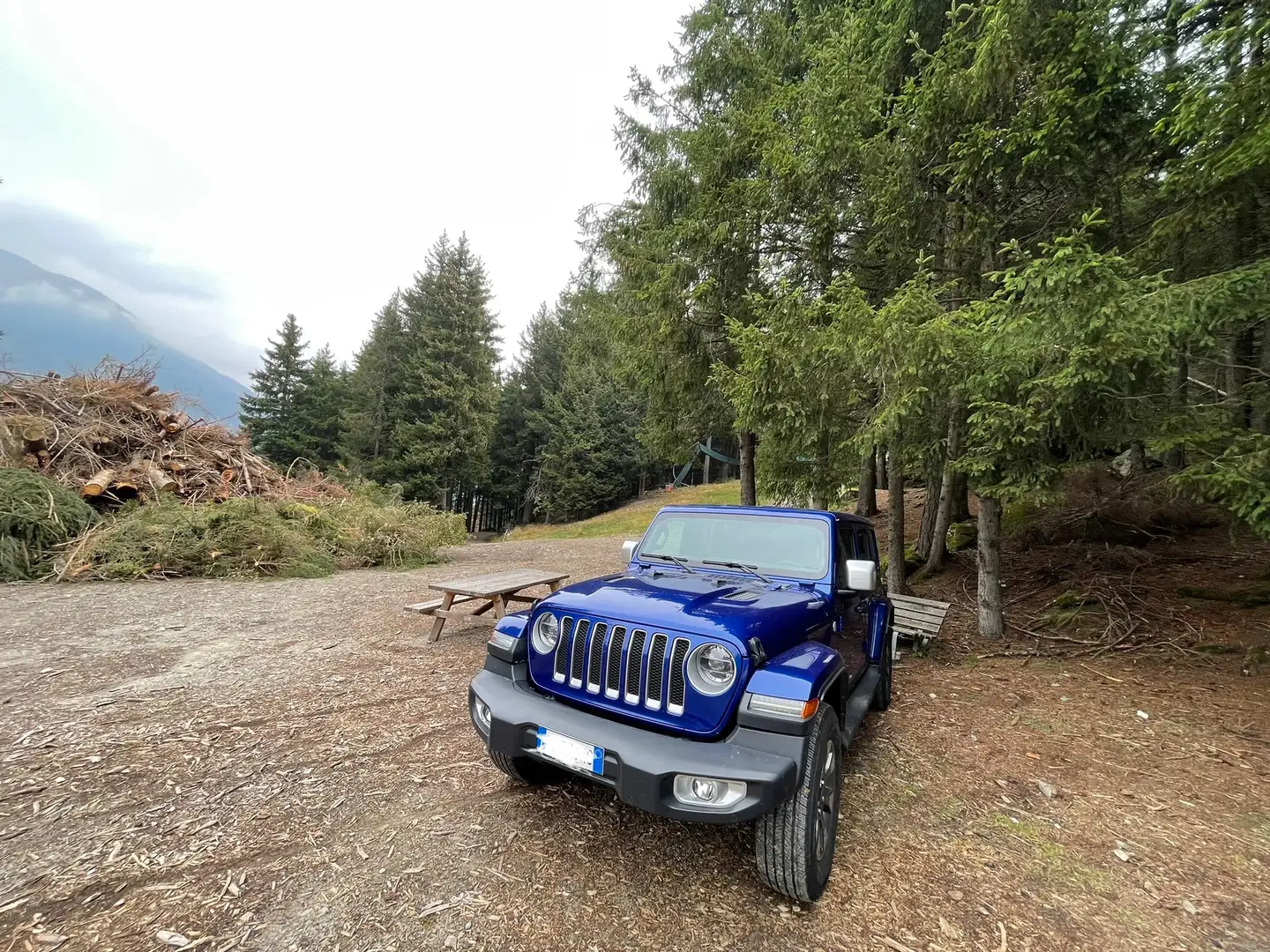 Jeep Wrangler Wrangler Unlimited 2.0 turbo Sport auto Blu/Azzurro - 1