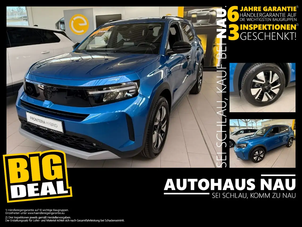 Opel Frontera GS Hybrid 7-Sitzer! Frühjahrsdeal!
