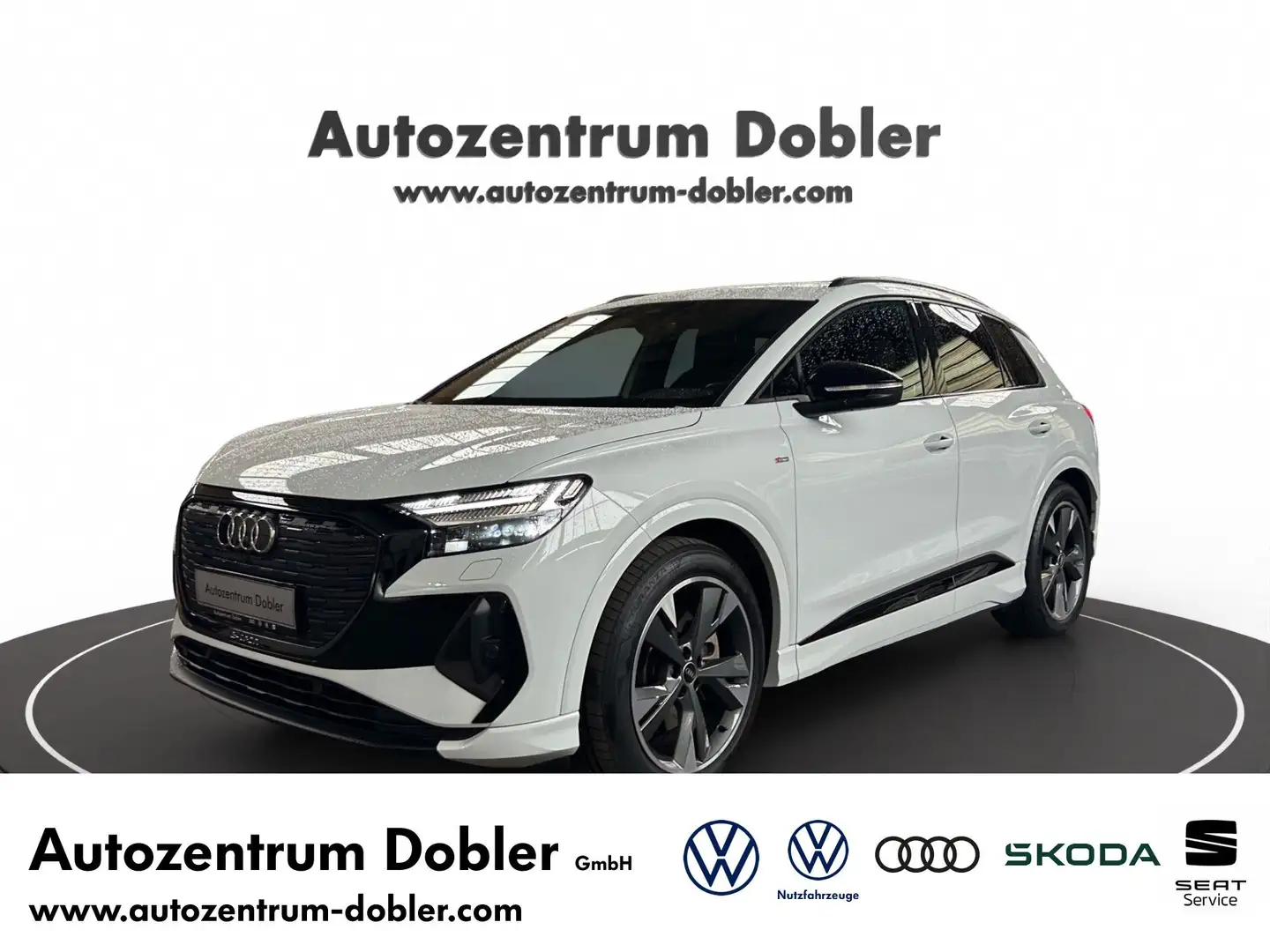 Audi Q4 e-tron 40 AHK Navi S-Line Matrix EURO6 LED Blanc - 1