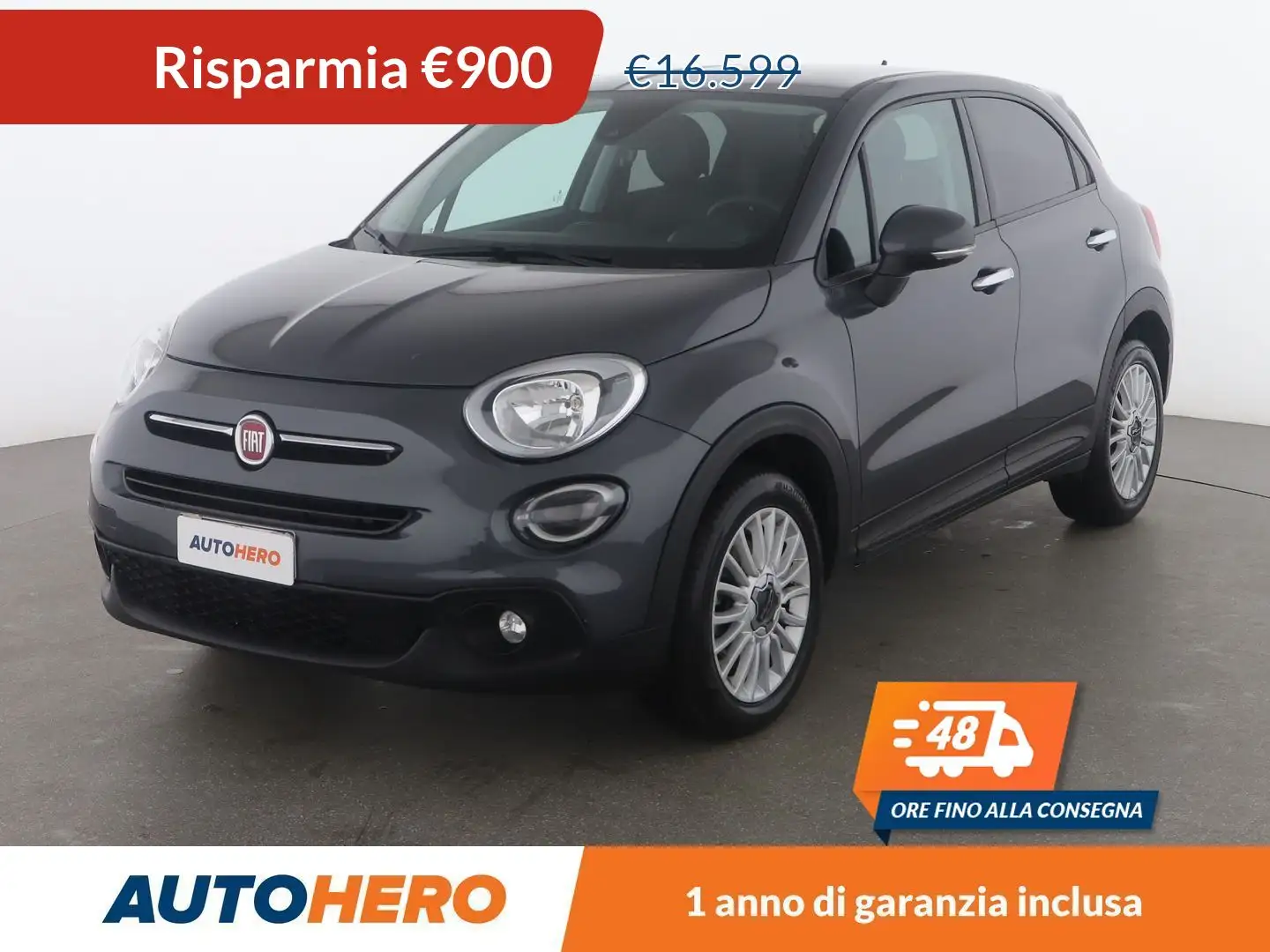 Fiat 500X 1.3 Turbo Connect Grigio - 1