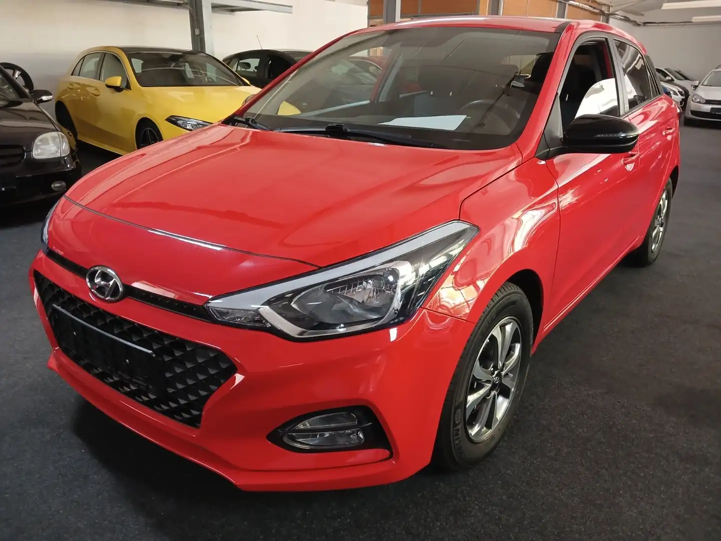 Hyundai i20 YES! KAMERA SPURHALTE KLIMA GARANTIE Rot - 1