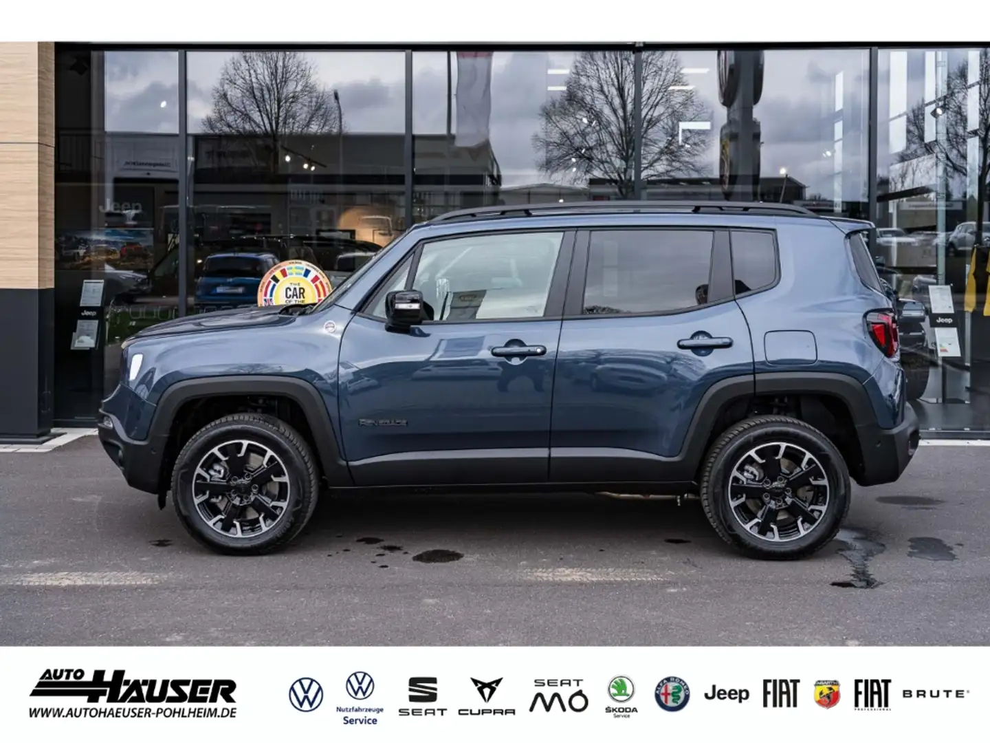 Jeep Renegade Trailhawk 4Xe 1.3 PHEV MY23 WINTER PREMIUM SICHT N Blau - 2