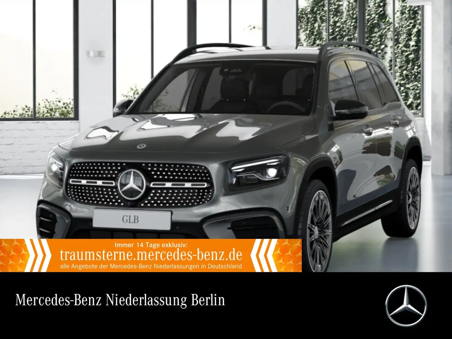 Mercedes-Benz GLB 200 AMG+NIGHT+MULTIBEAM+BURMESTER+KAMERA+TOTW Grau - 1