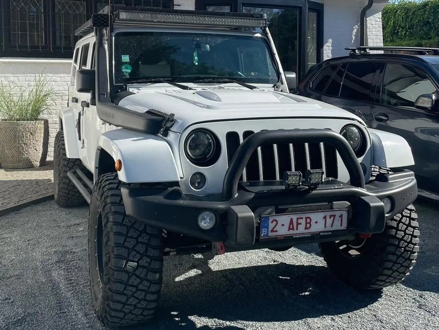 Jeep Wrangler JK Blanc - 2