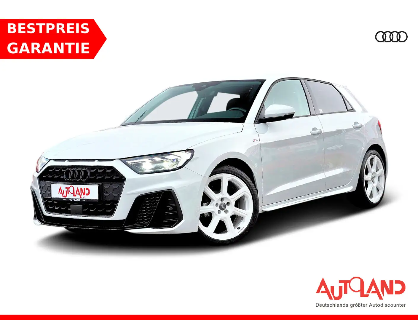 Audi A1 Sportback 25 1.0 TFSI S line Sitzheizung Navi Weiß - 1
