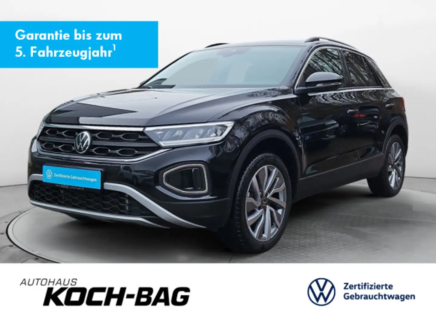 Volkswagen T-Roc 1.5TSI Goal DSG Navi AHK LED Nero - 1