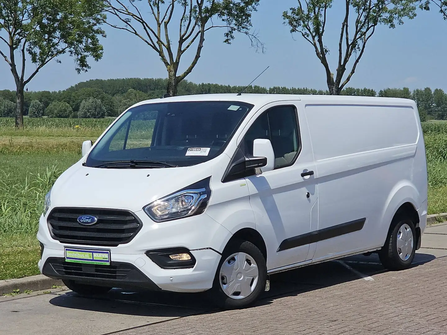 Ford Transit Custom 2.0 L2H1 Navi Airco Blanc - 2