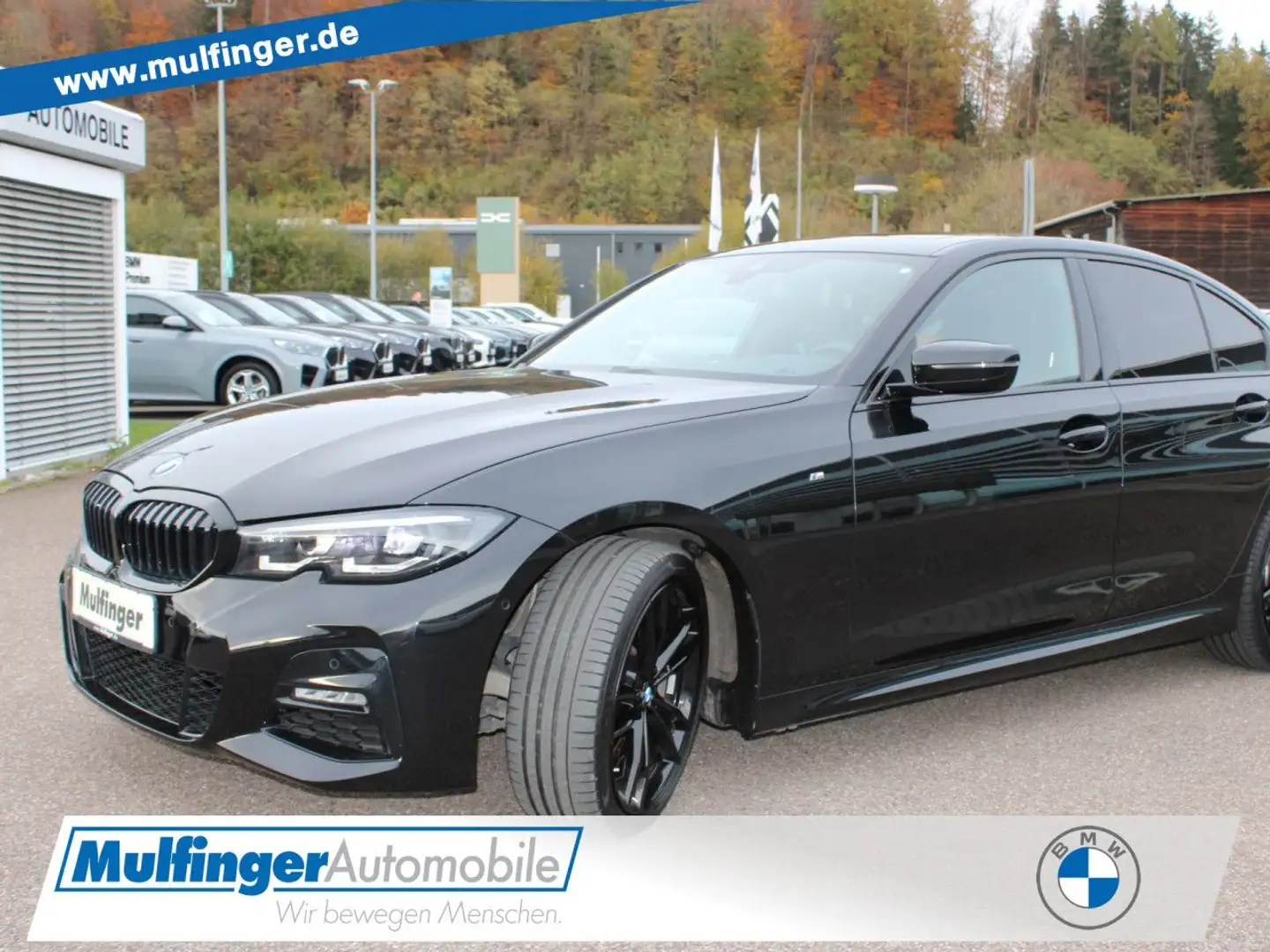 BMW 330 i Lim xDrive MSport AHK Standhzg HiFi Glasd LED Schwarz - 1