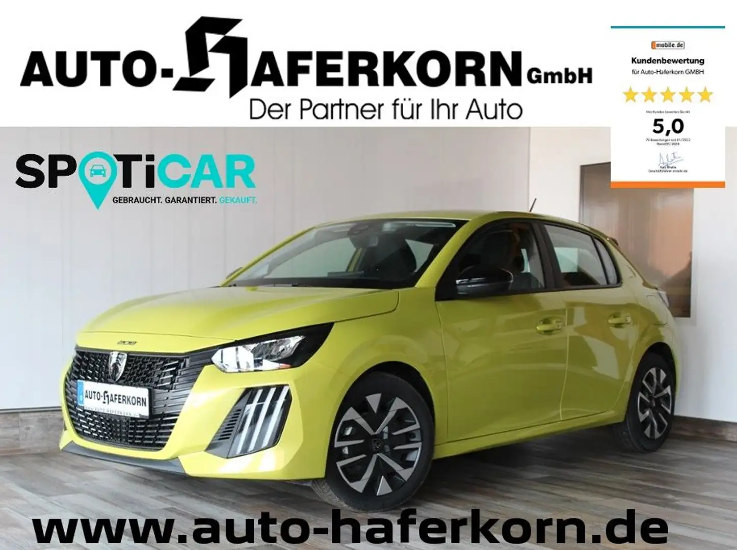 Peugeot 208 1.2 PureTech 75 Active*LED*DAB*SZHZG Gelb - 1