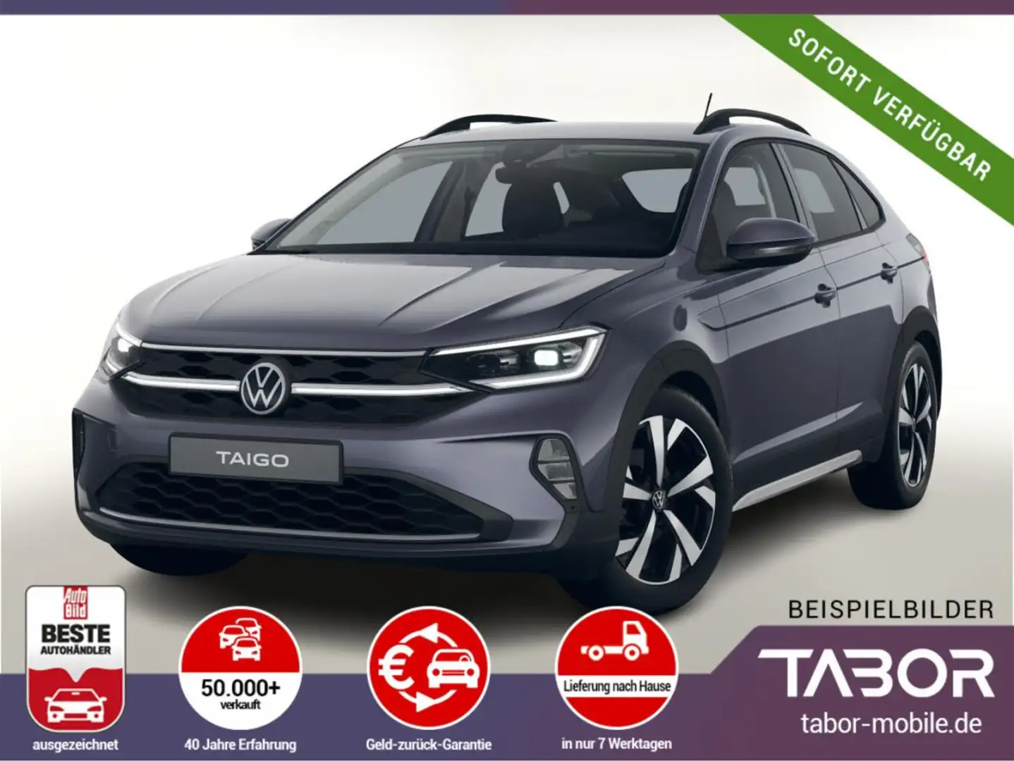 Volkswagen Taigo 1.0 TSI 116 DSG Matrix R2D 2ZClim SHZ KeyL Grau - 1