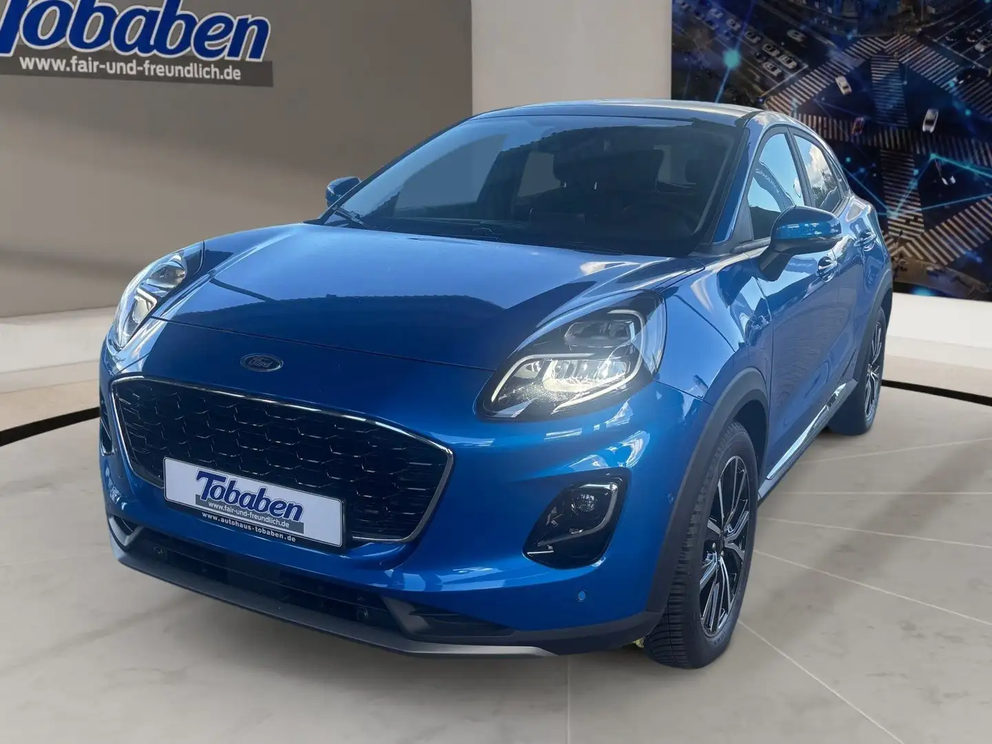 Ford Puma Titanium X + Panorama + LED + Winterpaket Bleu - 1