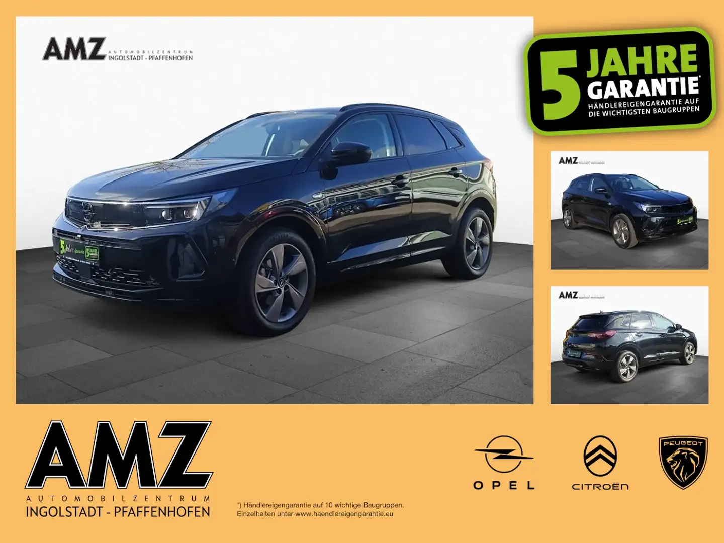 Opel Grandland GS-Line Allwetter ILLUX NAVI-Pro 360KAM Noir - 1