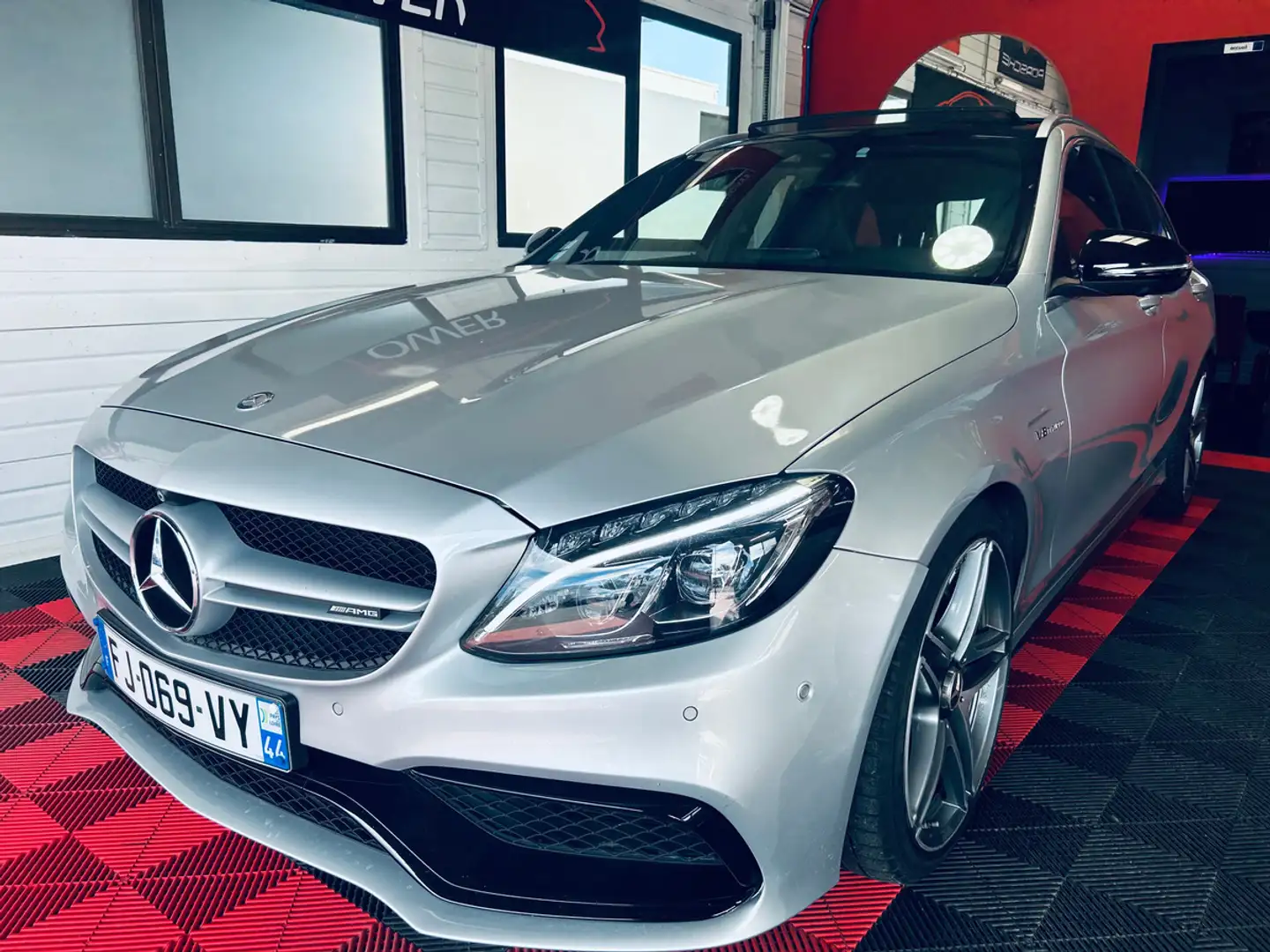 Mercedes-Benz C 63 AMG c63 amg FULL 101040KMS Gris - 1