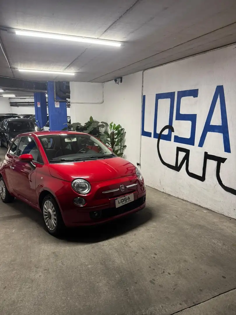 Fiat 500 500 1.2 Lounge Rouge - 1