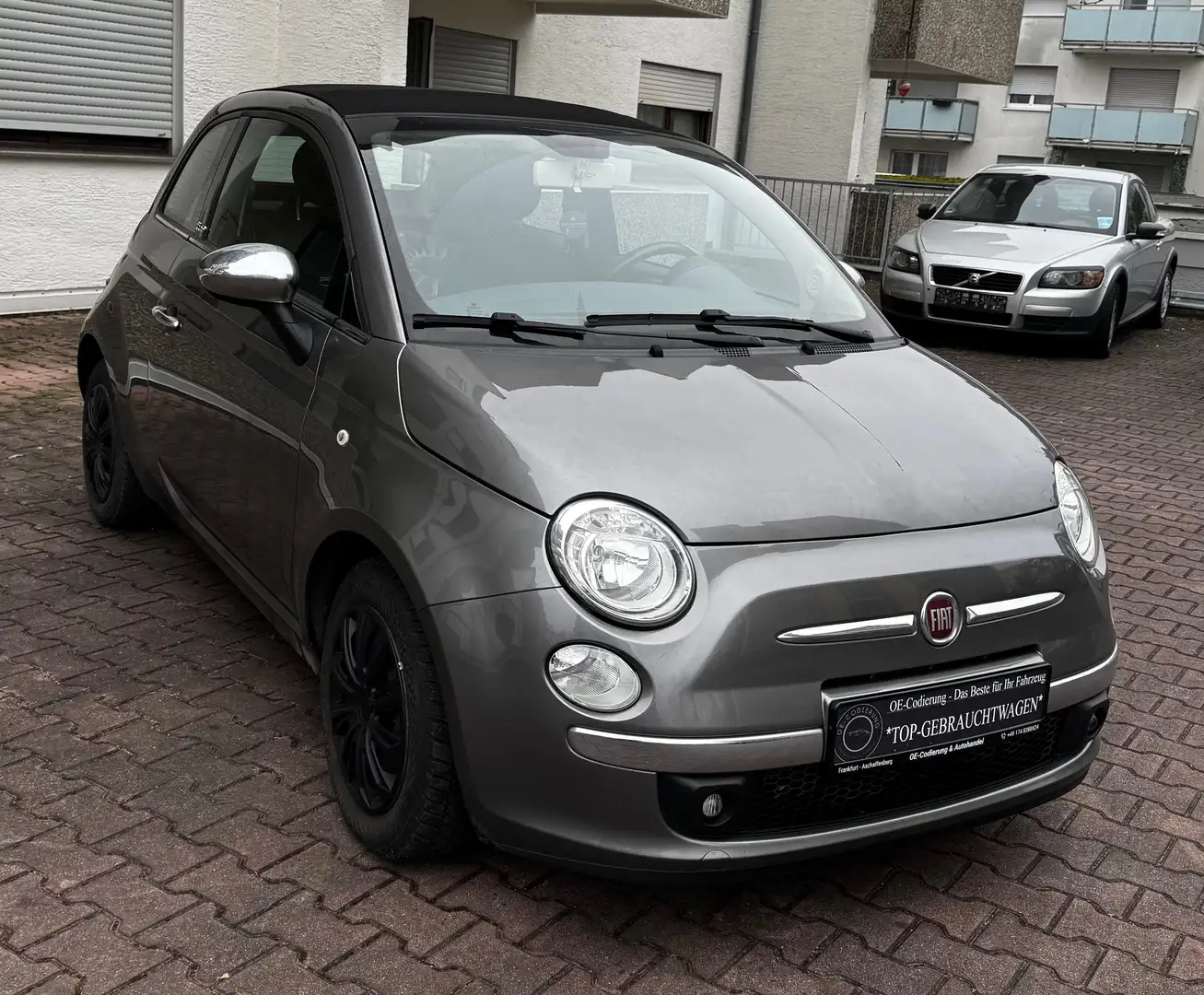 Fiat 500 Lounge Cabrio *PDC*KLIMA*8-FACH* Grau - 2