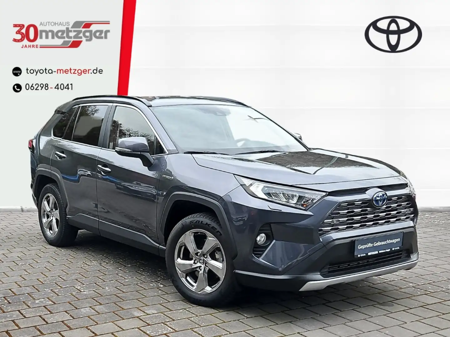 Toyota RAV 4 Hybrid Club +LED +Sitzheizung +AHK-abn. +Smart-Key Сірий - 1