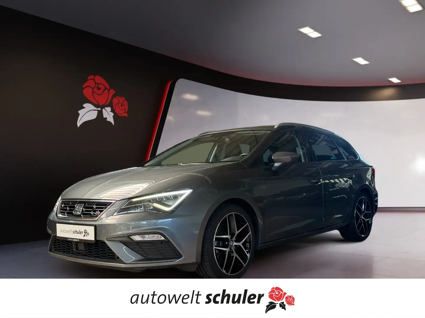 SEAT Leon ST 1.8 TSI DSG FR Pano LED Navi SHZ PDC Gris - 1