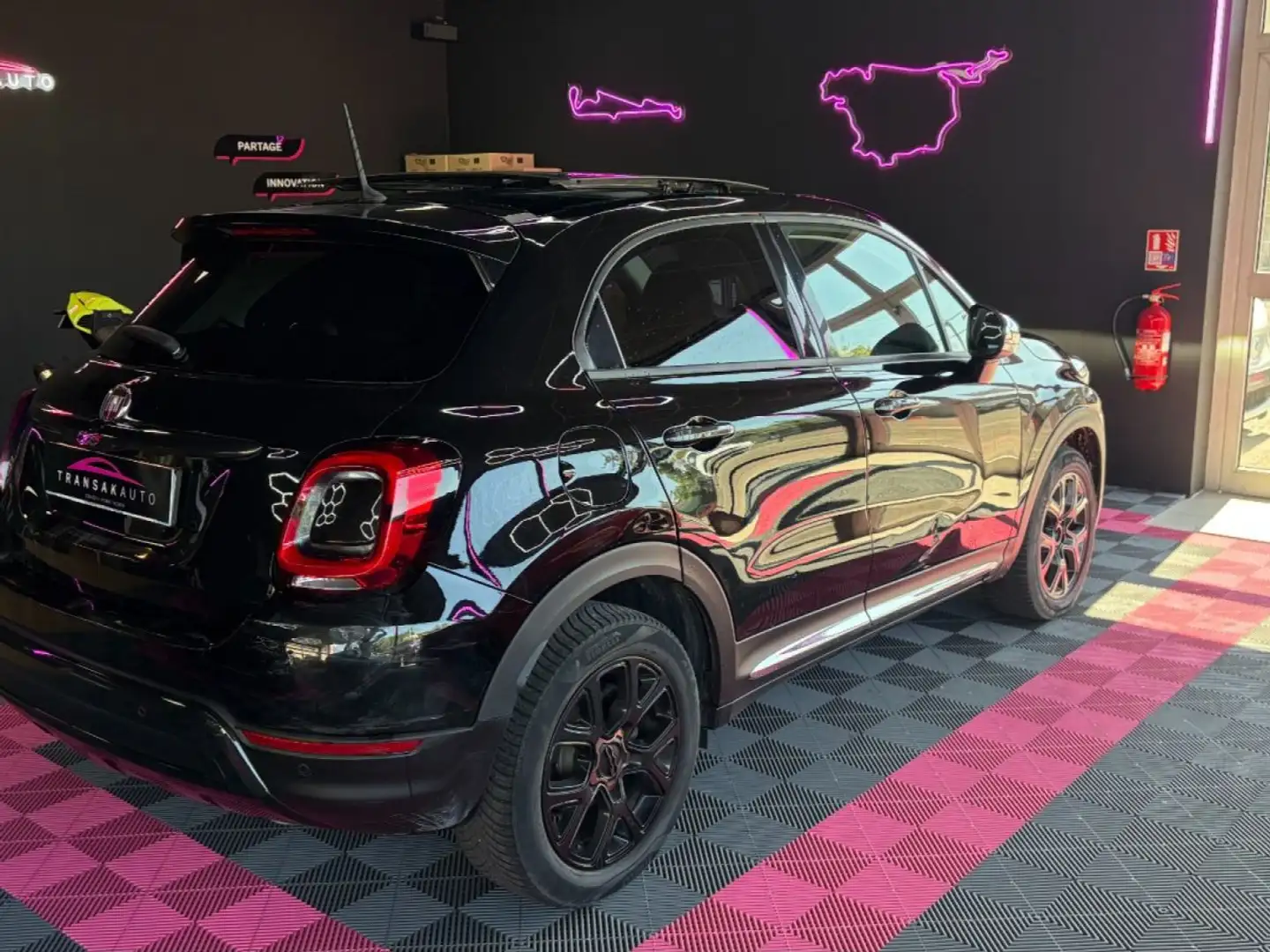 Fiat 500X MY20 120 ch Phase 2 Sport - Toit ouvrant - Radar AV / AR - Régulateur - Feux full Led - Clim auto Noir - 2