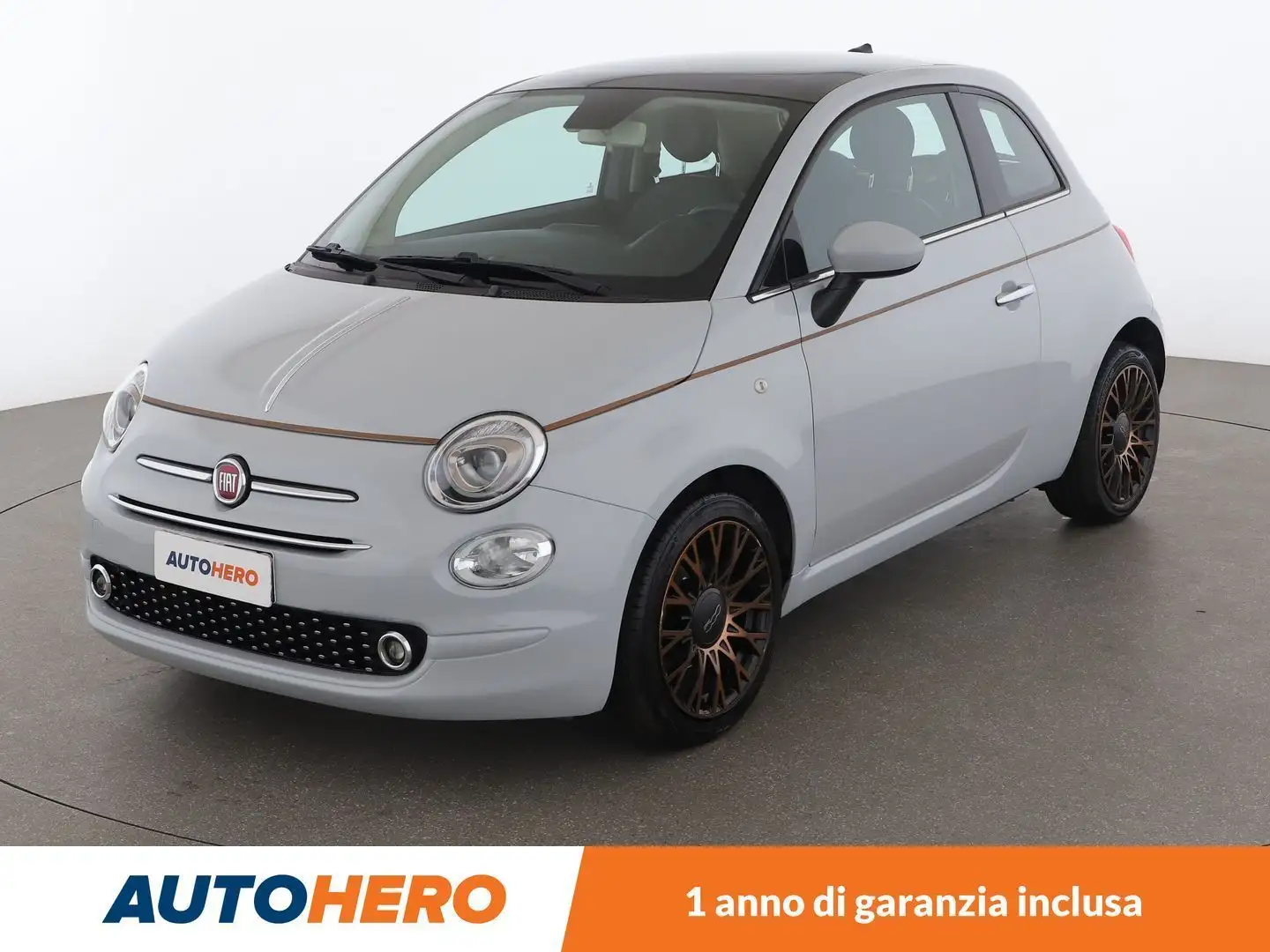 Fiat 500 1.2 Collezione Grigio - 1