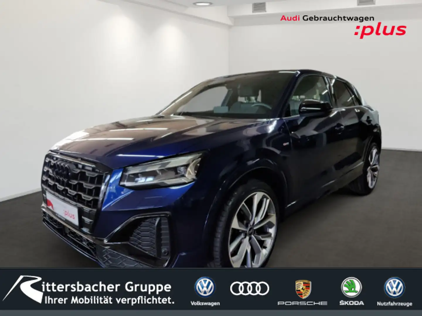 Audi Q2 35 TFSI s-line Klim-Komfort-Paket Matrix PANO Albastru - 1