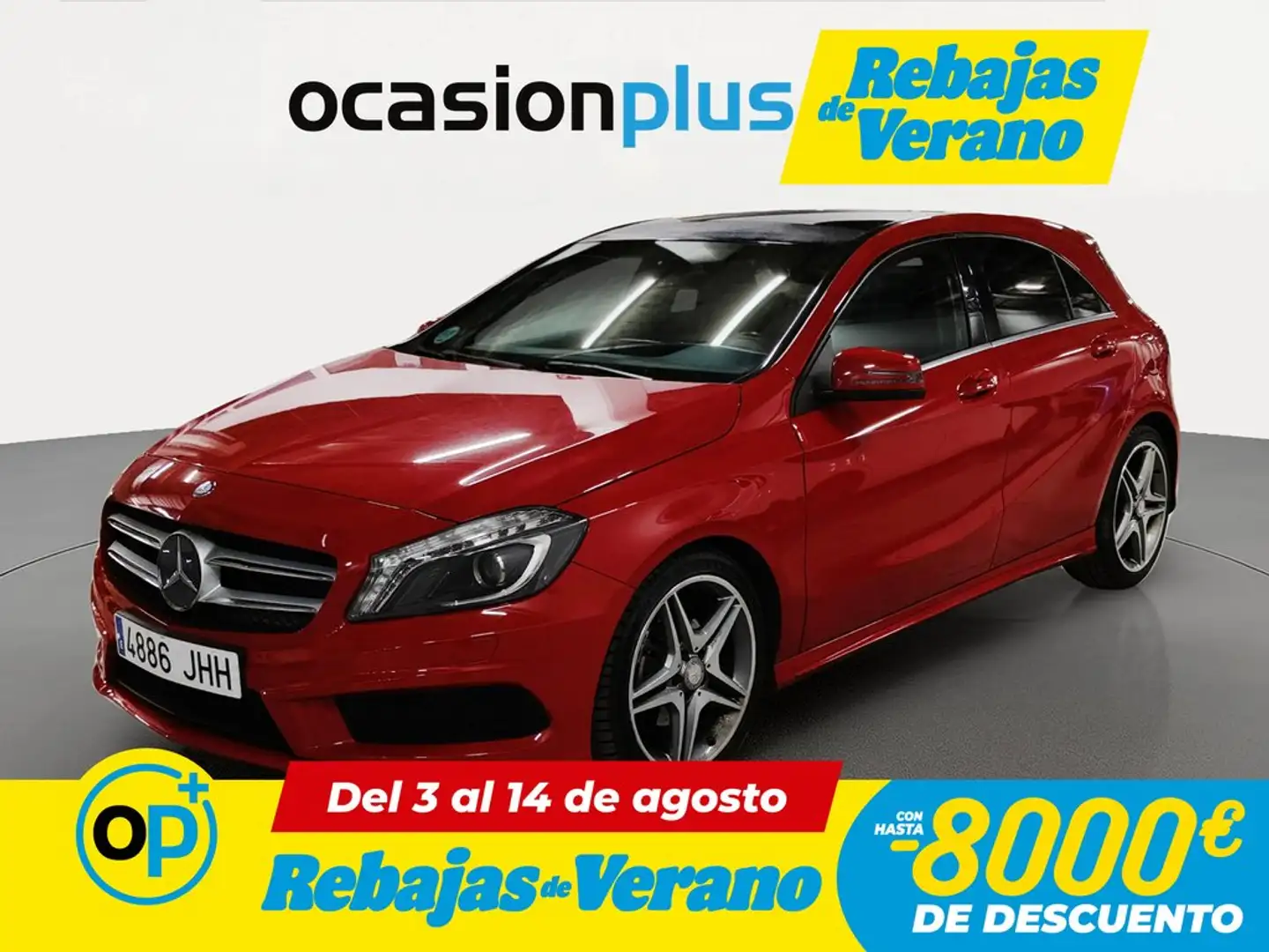 Mercedes-Benz A 180 180CDI BE AMG Line Rojo - 1