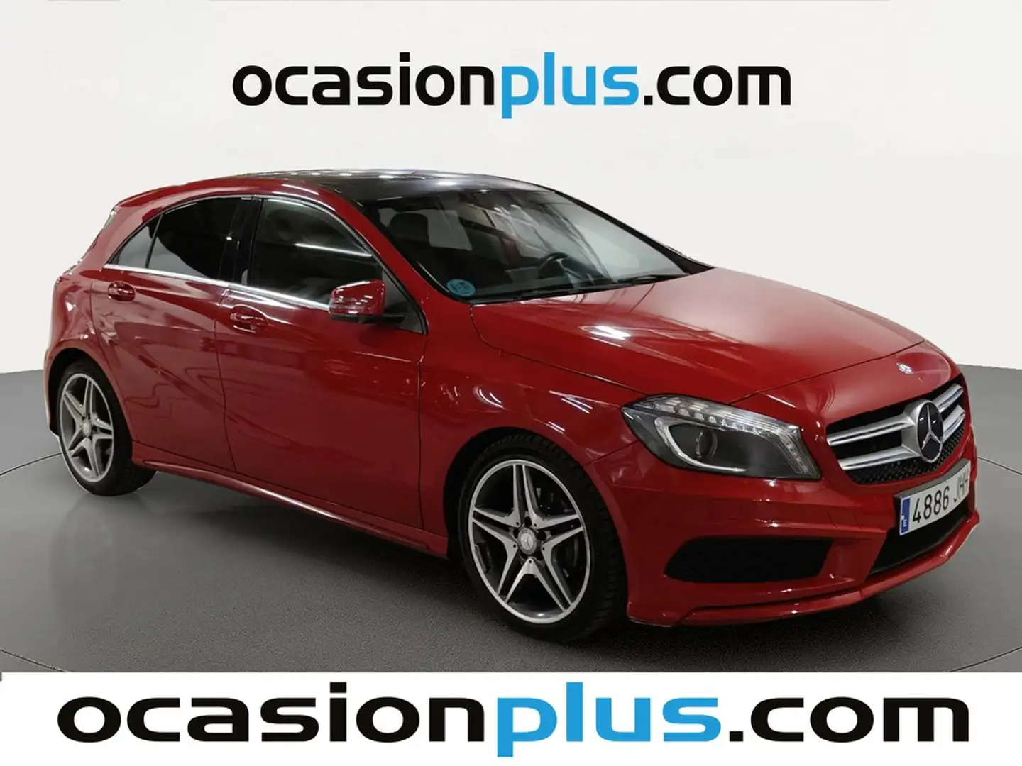 Mercedes-Benz A 180 180CDI BE AMG Line Rojo - 2