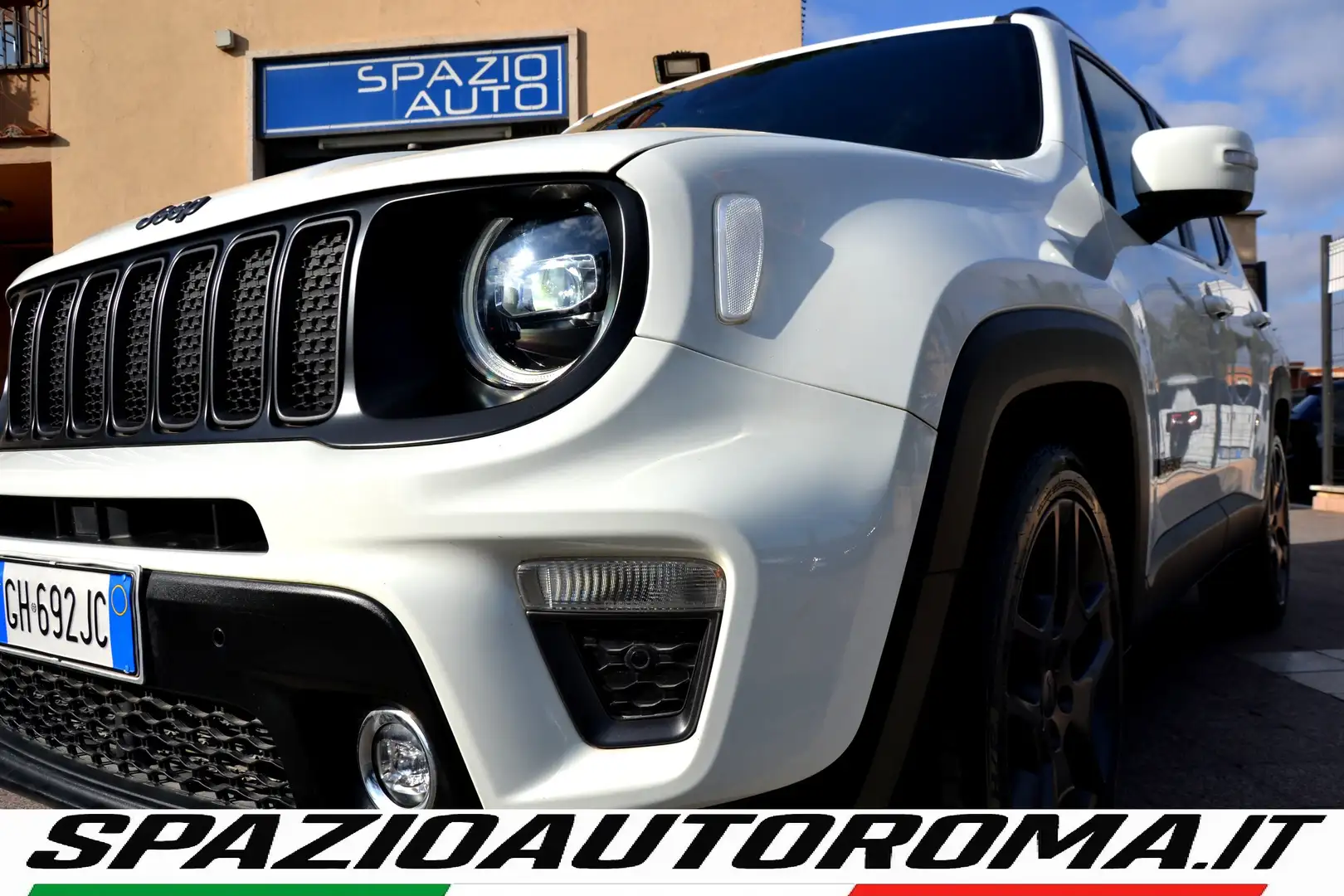Jeep Renegade 1.3 150CV S AUTOM.+FULL LED+PDC+CRUISE+CERCHI 18' Blanc - 1