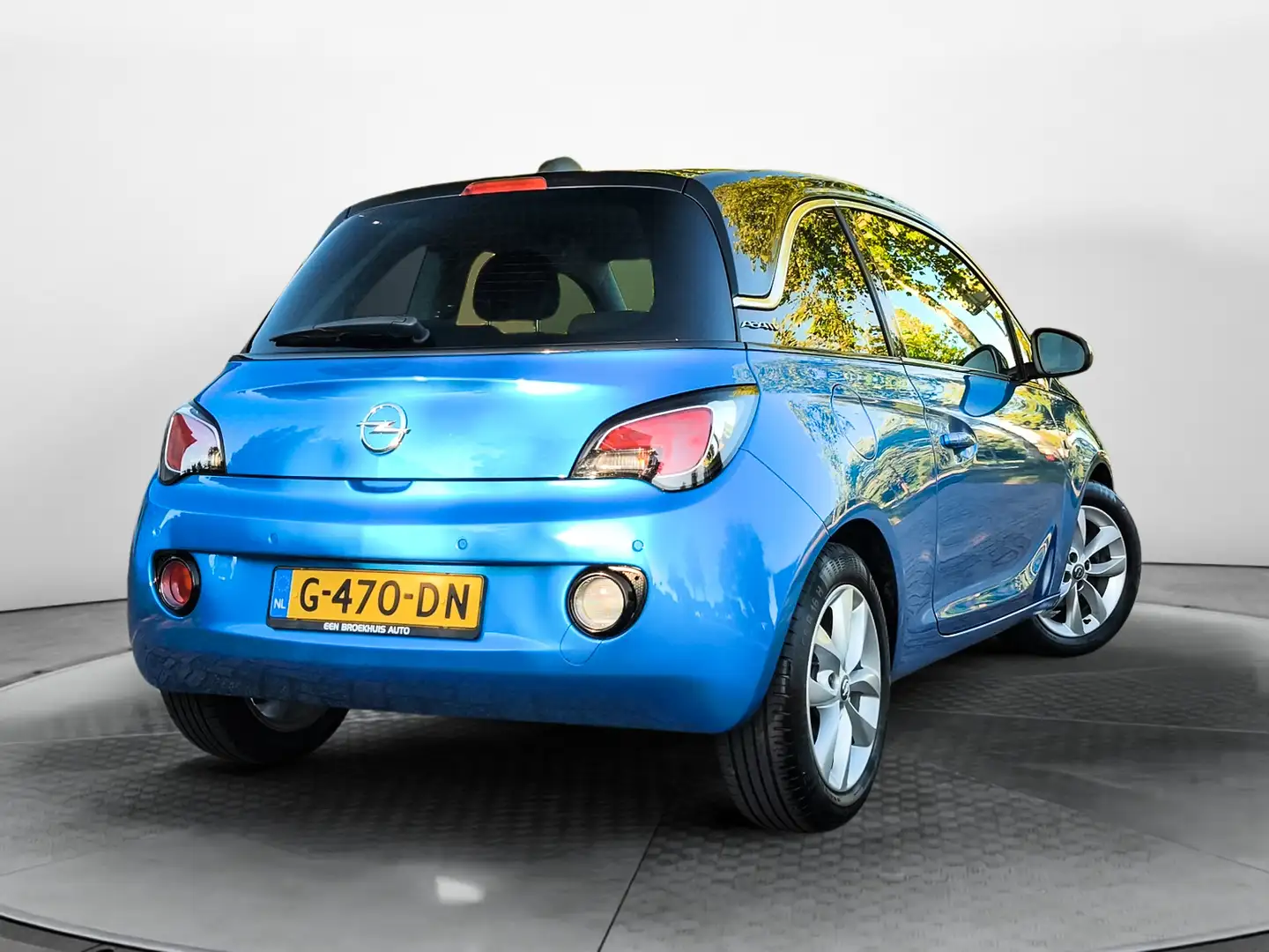 Opel Adam 1.0 Turbo BlitZ (90 PK) Dealer-Onderh. BOVAG-Garan Blauw - 2