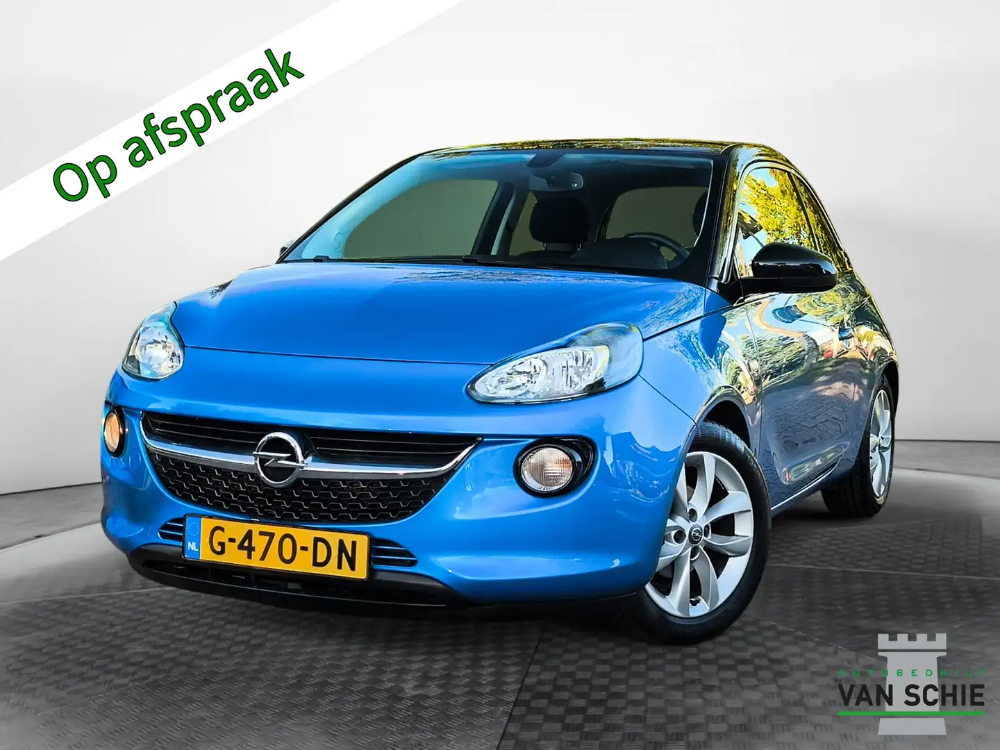 Opel Adam 1.0 Turbo BlitZ (90 PK) Dealer-Onderh. BOVAG-Garan Blauw - 1