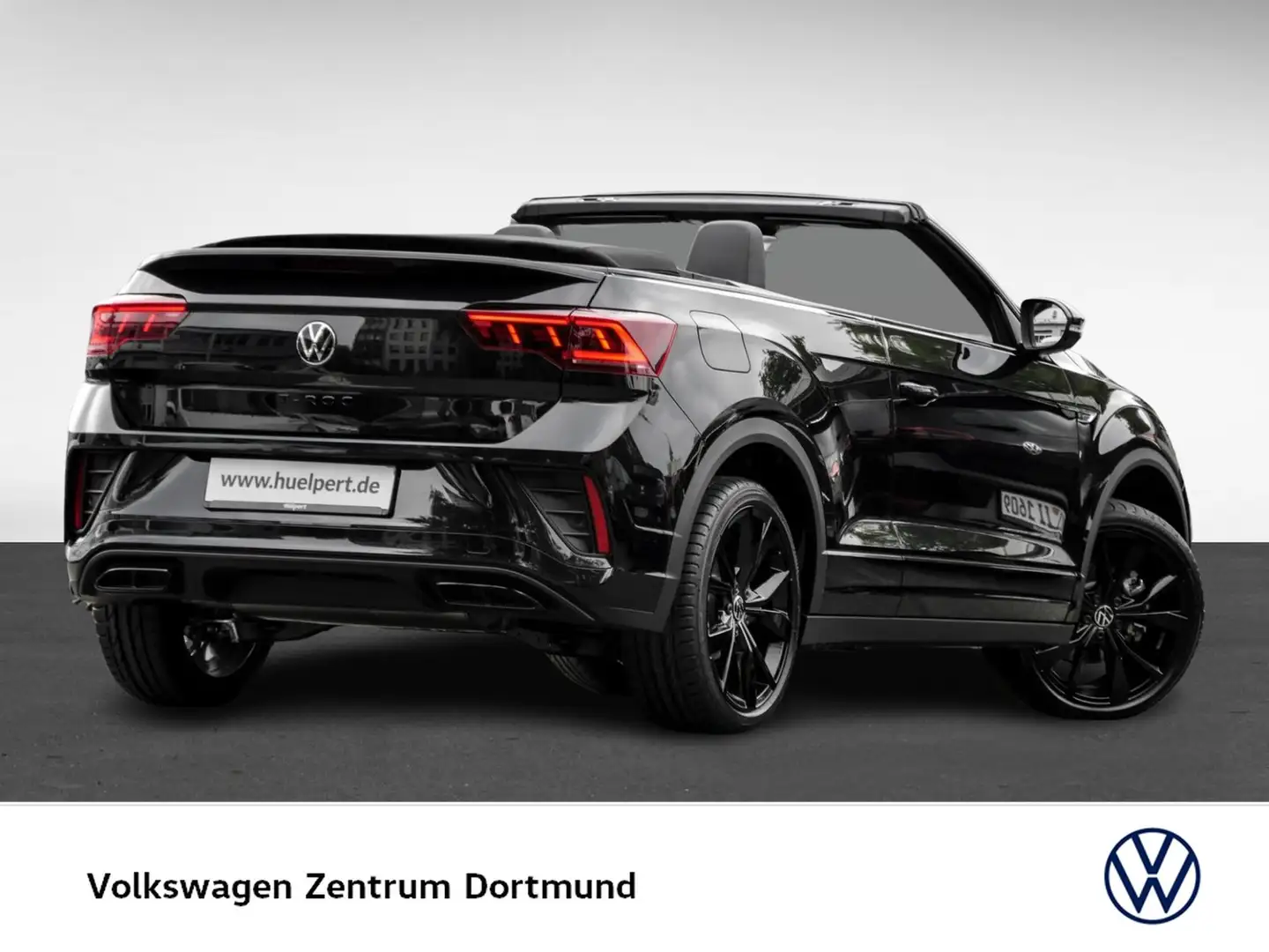 Volkswagen T-Roc Cabriolet 1.5 R-LINE BLACK STYLE AHK LM19 Schwarz - 2