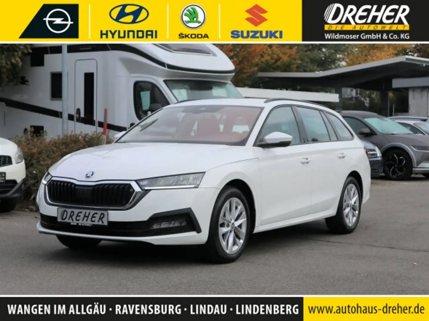 Skoda Octavia Octavia Combi 1.0 TSI e-TEC Ambition LED/Klima BC Blanc - 1