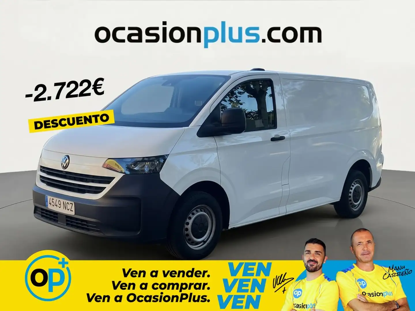 Volkswagen Transporter Furgón BC 2.0TDI 81kW Blanco - 1