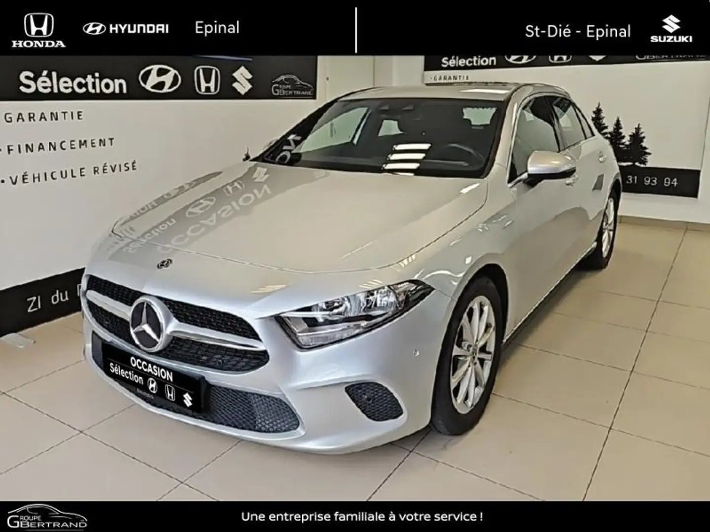 Mercedes-Benz A 180 180 136ch Progressive Line 7G-DCT Argent - 1