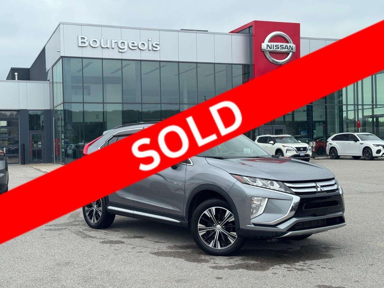 2019 Mitsubishi Eclipse Cross GT LEATHER HEATED FRONT+REAR SEATS, HEATED HWEEL,