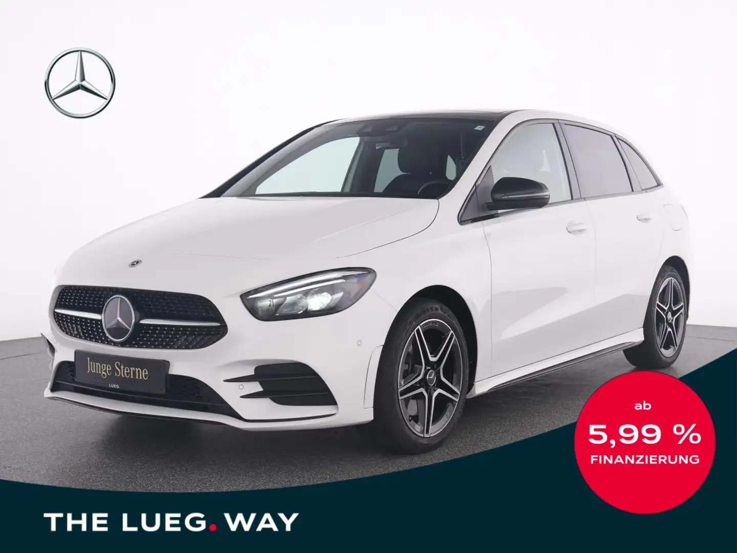 Mercedes-Benz B 250 e AMG+MBUX+Pano+AHK+Dist+LED-HP+EHeck+PTS+ Blanc - 1